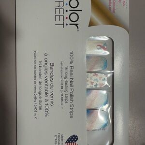 Color Street Nail Polish Strips - Pink and Blue